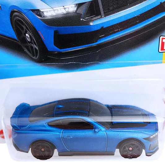 Hot Wheels 1:64 Scale Ford Mustang Dark Horse Then and Now for Ages 3 and Up by Small Clamp (Blue)