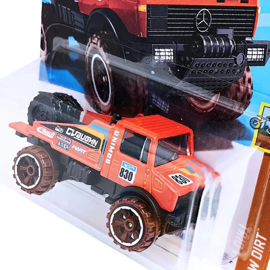 Hot Wheels Mercedes Benz Unimog 1300L Truck Toy Ages 3 and Up by Small CLAP (Orange)