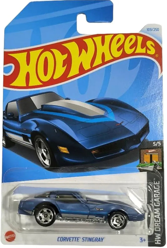 Hot Wheels 2024 Corvette Stingray HW Dream Garage Eras 3 and Up (Blue)