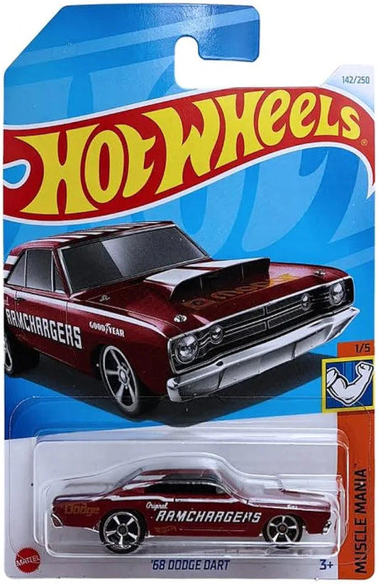 Hot Wheels 68 Dodge Dart Muscle Mania for Ages 3 and Up (Red)