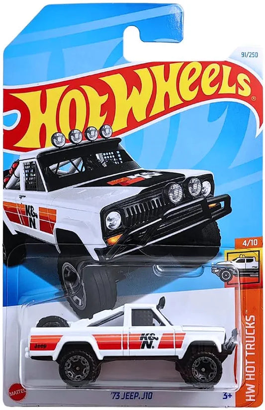 Hot Wheels 73 Jeep J10 HW Hot Trucks Ages 3 and Up (White)