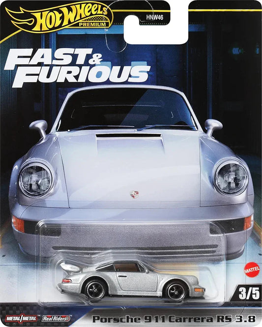 Hot Wheels Fast & Furious Porsche 911 Carrera RS 3.8 – Die-Cast Model Car (1:64 Scale, Thailand Edition)