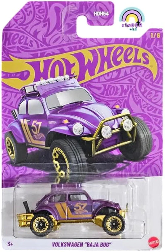 Hot Wheels Pearl and Chrome Volkswagen Baja Bug 57 Anniverssery for 3 Years & Above