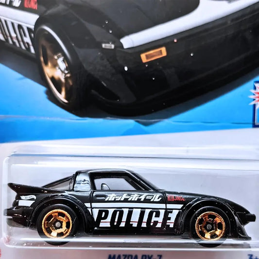 Hot Wheels 1:64 Mazda RX 7 HW First Response 3 Years and Above (Black)