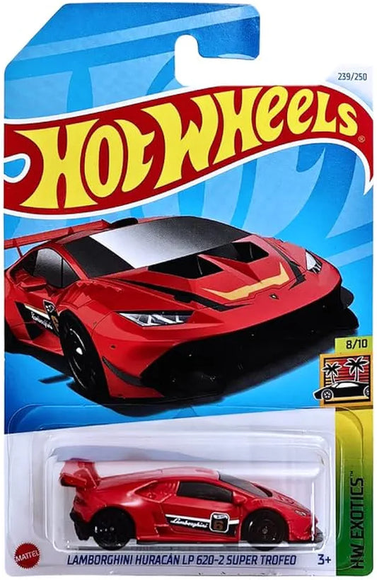 Hot Wheels Lamborghini Huracan LP 620-2 Super Trofeo HW Exotics Ages 3 and Up by Small CLAP (Red)