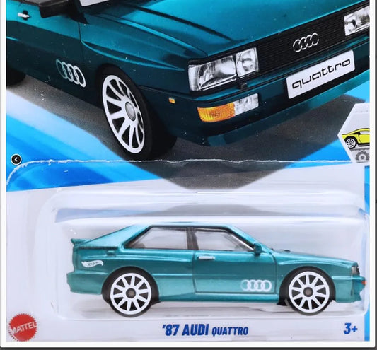 Hot Wheels 87 Audi Quattro Factory Fresh Edge 3 and Above by Small Clamp (Green)