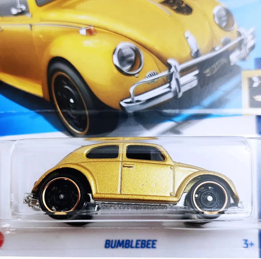 Hot Wheels 1:64 Scale Bumblebee HW Screen Time for Ages 3 and Up by Small CLAP (Gold)