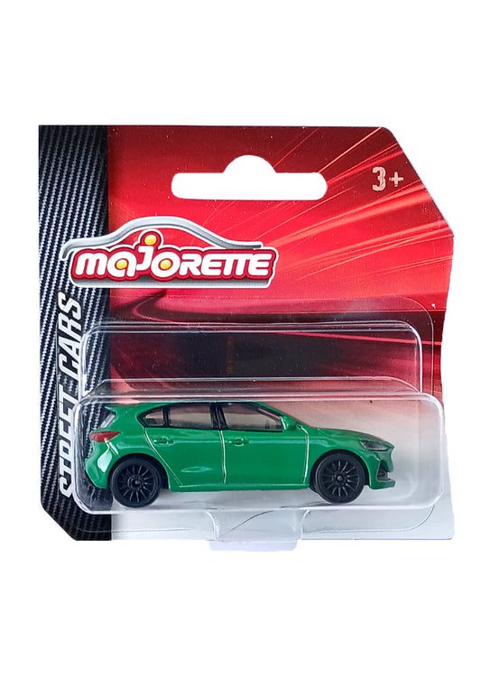 Majorette Street Cars Ford Focus RS - Green - 2025 Card