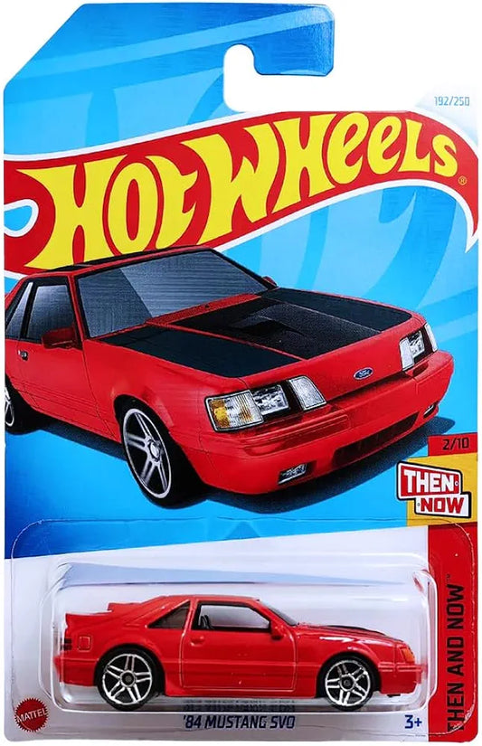 Hot Wheels 84 Mustang S40 Then and Now Ages 3 and Up (Red)