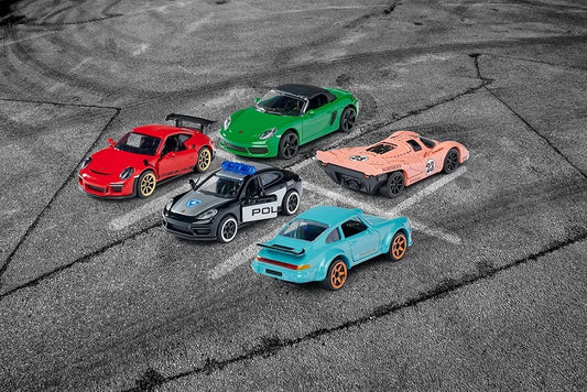 MAJORETTE - PORSCHE 5 PIECES GIFTPACK