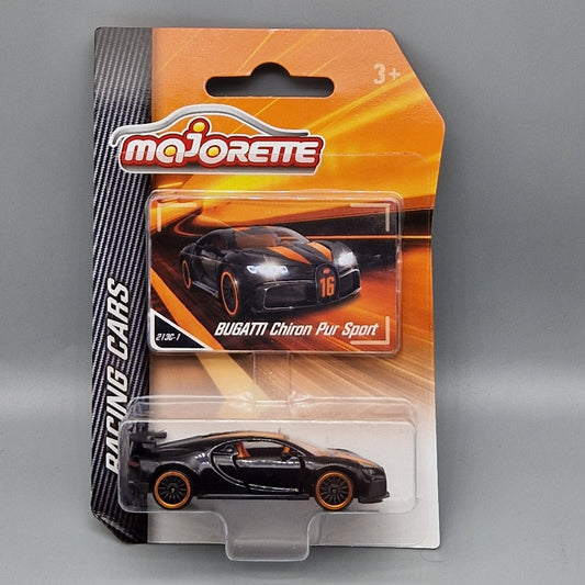 Majorette Bugatti Chiron Pur Sport Diecast Model Car 1:65 New in Box