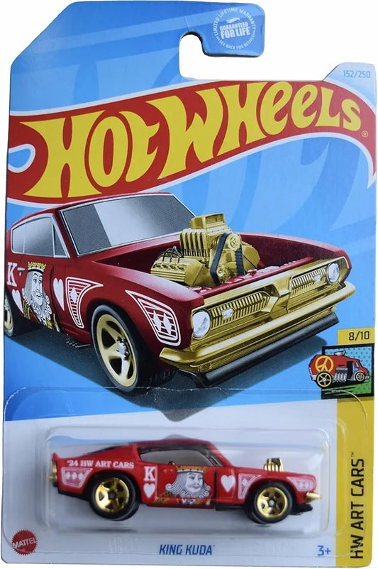Hot Wheels King Kuda, HW Art Cars 8/10 [Red] 152/250