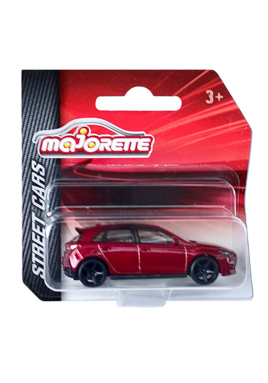 Majorette Street Cars Hyundai i30 - Red - 2025 Card