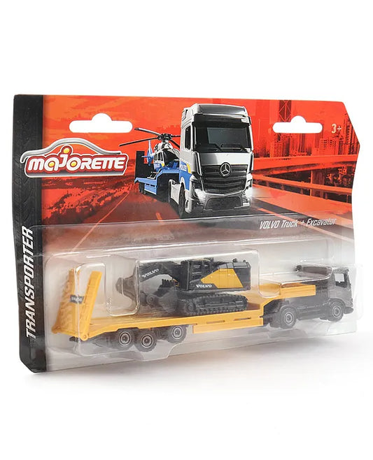 Majorette Transporter Die Cast Free Wheel Mercedes Benz Toy Truck