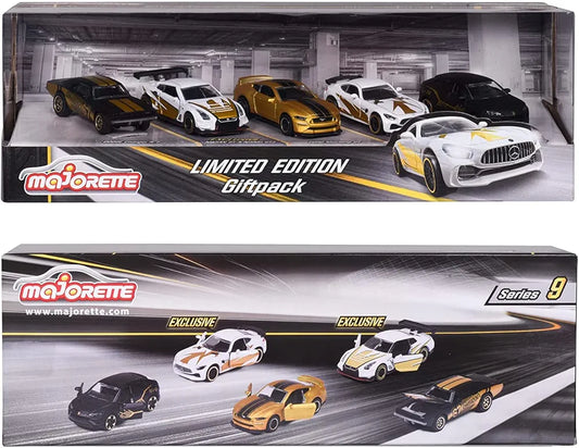 Majorette Limited Edition 9, Model Vehicles with Camouflage Look, Die Cast Metal with Opening Parts, Rotating Wheels and Suspension for Children Aged 3 and Above Boys, Girls, Kids- Set of 5