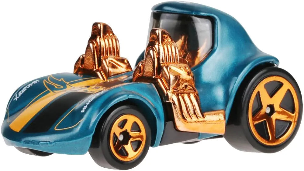 Hot Wheels 1:64 Scale Die-Cast Vehicle TOONED Twin Mill with Turquoise- & Copper-Colored Deco to Celebrate HW 56th Anniversary