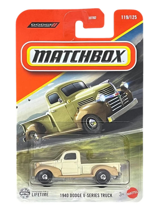 Matchbox 1940 Dodge V-Series Pickup – 2023 Mainline 119/125 | Vintage Die-Cast Truck | 1:64 Scale
