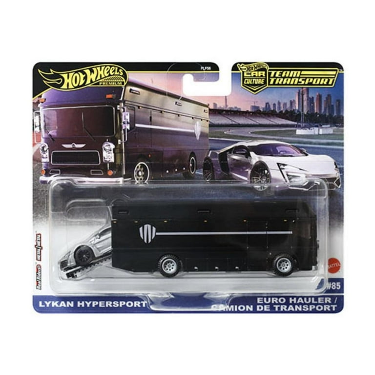 Hot Wheels Lykan Hypersport & Euro Hauler Team Transport Premium