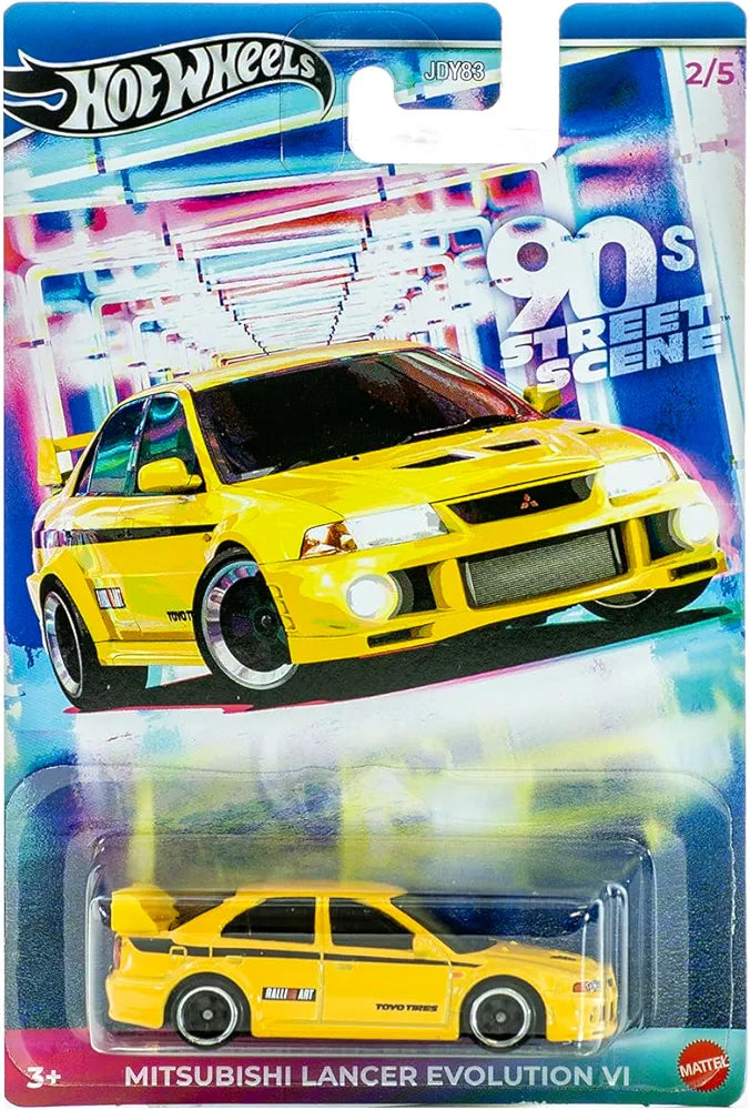 Hot Wheels Automotive 90's Street Scene Mitsubishi Lancer Evolution VI