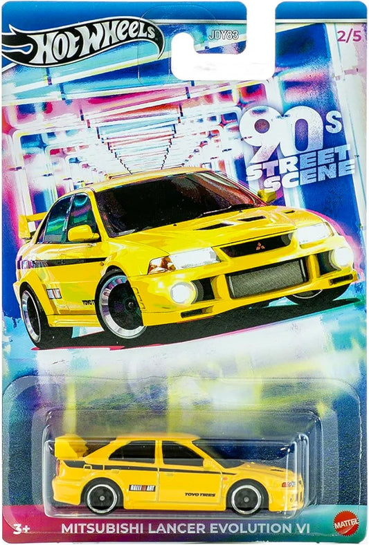 Hot Wheels Automotive 90's Street Scene Mitsubishi Lancer Evolution VI